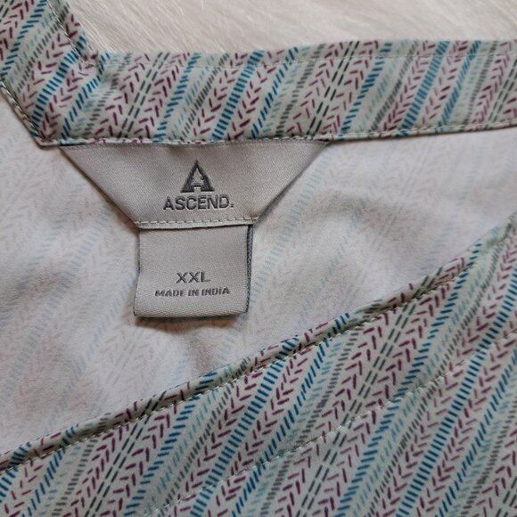 Ascend NEW Striped Athletic Midi Dress Size XXL - Picture 6 of 11